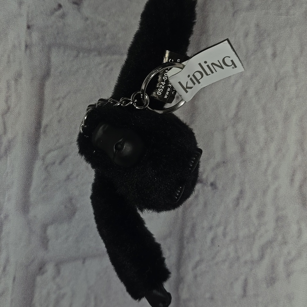 Kipling Plush Black Gorilla Keychain - Picture 3 of 9